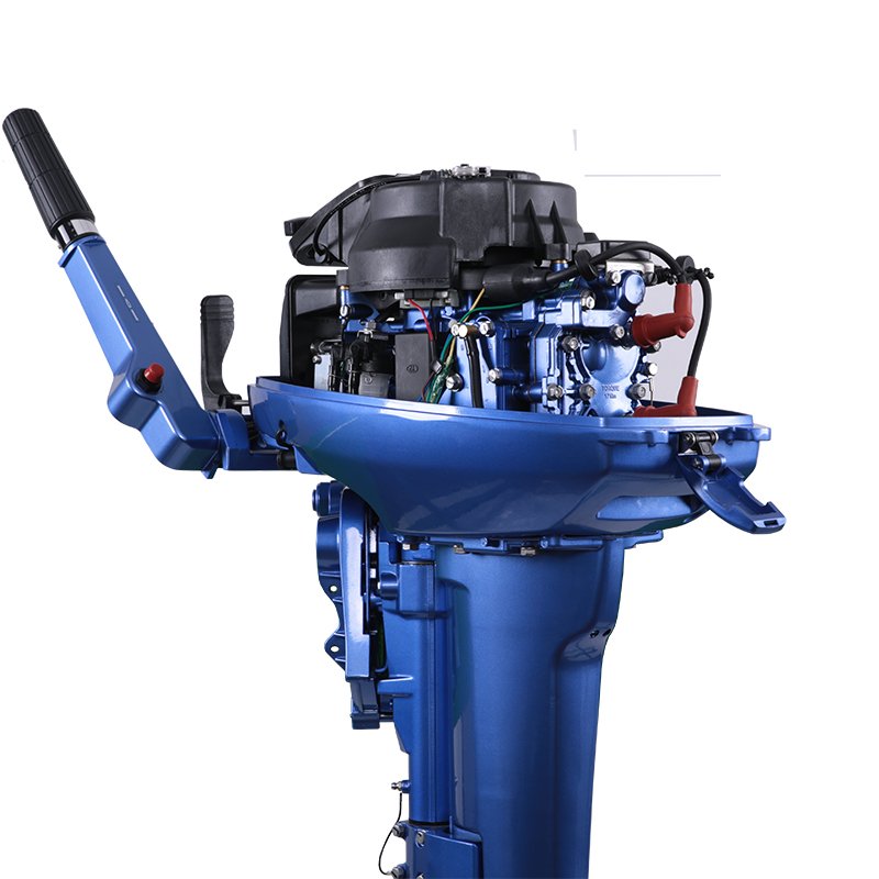 2 Stroke 15 hp Gasoline Outboard Motor Water Cooling Boat Engine Remote/tiller Control